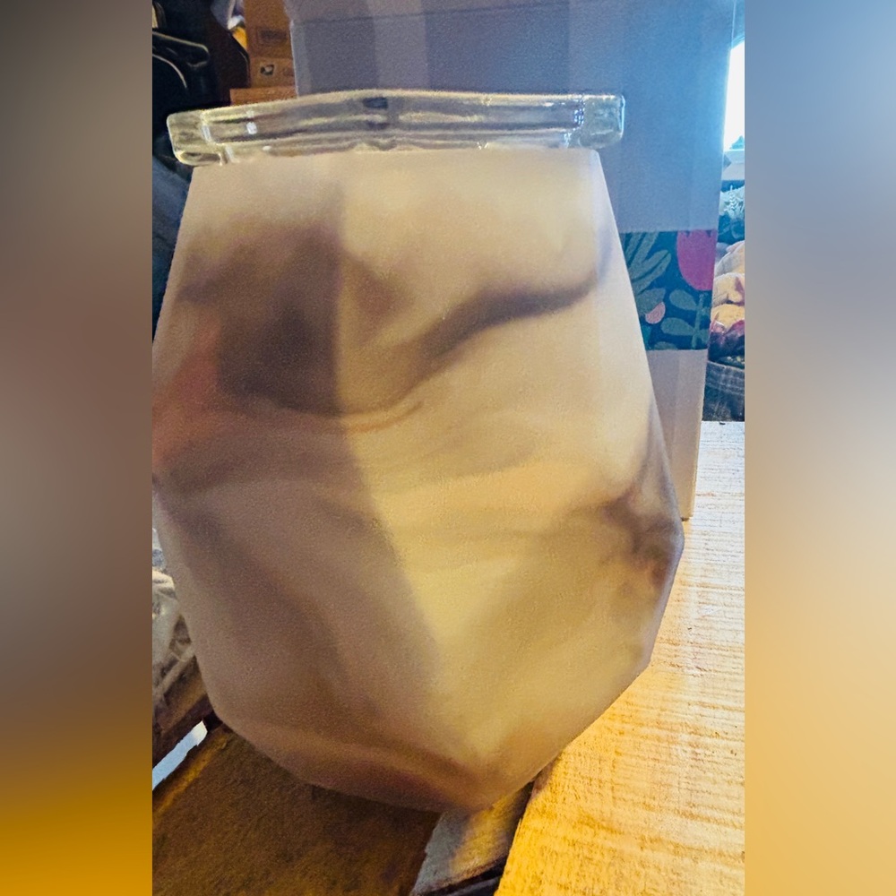 ✨ Discontinued Scentsy Rock Quarry Glass Warmer + Wax | Authentic